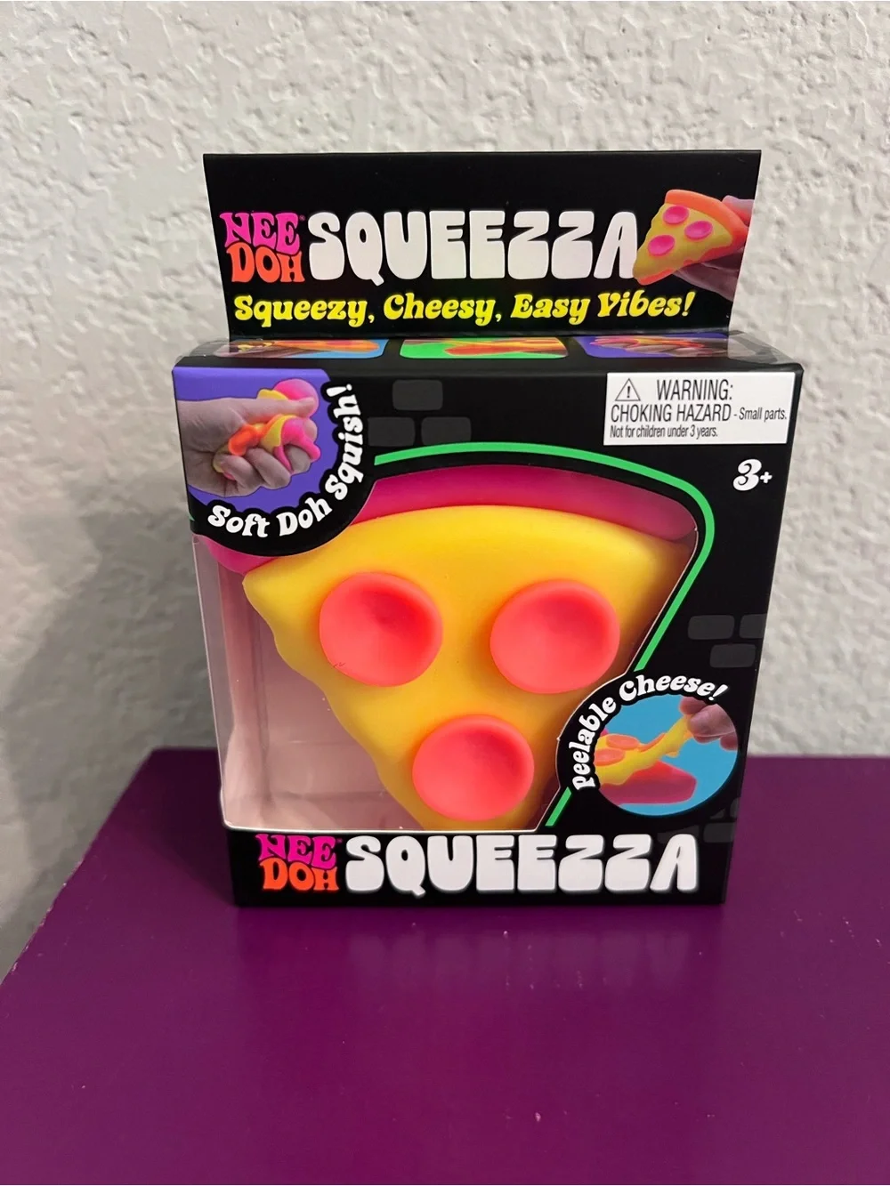 Authentic Needoh Squeezza Pizza 🍕 Yellow & Pink